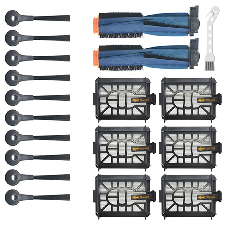 Filtros de escovas de rolo de substituição para tubarão ai av2501s av2501ae rv2502ae rv2520aous av2510aous kit de acessórios-a