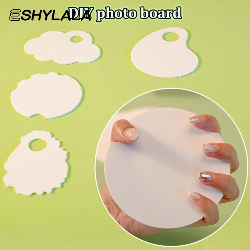 

1 шт., дисплей для дизайна ногтей, доска для маникюра, диск для дизайна ногтей, аксессуар для маникюрного салона, реквизит для фотографий, круглая доска для селфи