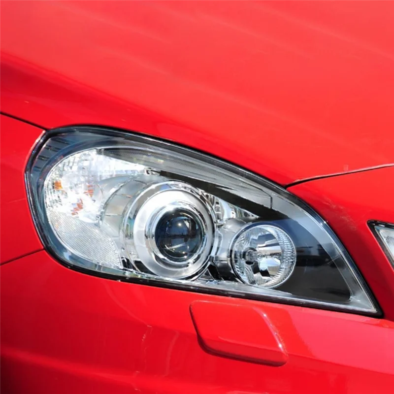Car Front Headlight Cover Lampshades Lamp Shell Headlights Lens Cover For Volvo S60 2009-2013-A08Q