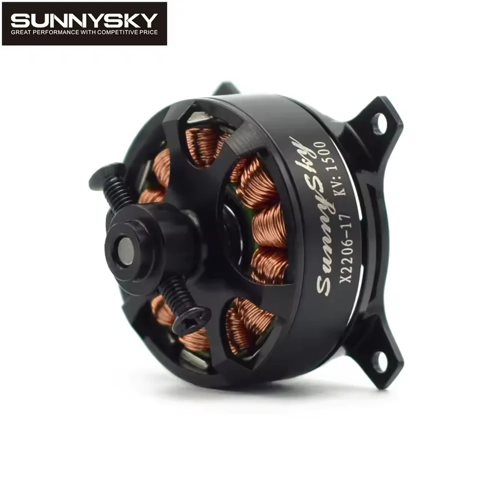 Sunnysky X2206 1500KV/1900KV 2-3S 3mm 샤프트 직경 아웃러너 브러시리스 모터 RC 에어로바틱스 비행기 멀티로터 쿼드콥터용