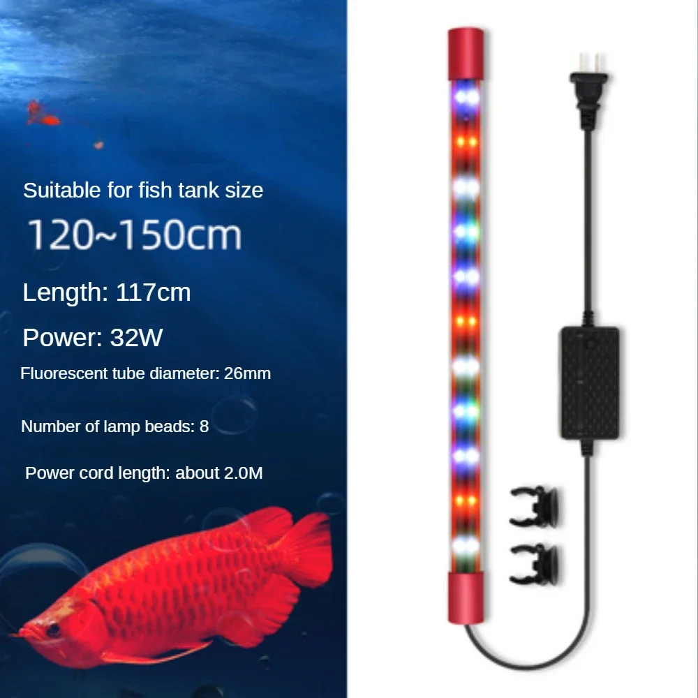 Waterproof LED light for Fish Tank, aquarium light, red, blue, white, natural, diving sucker, IP68