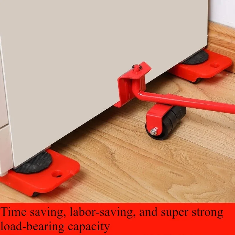 Moving artifact Heavy object moving universal wheel pulley moving bed Home appliances Furniture cabinet handling with brake