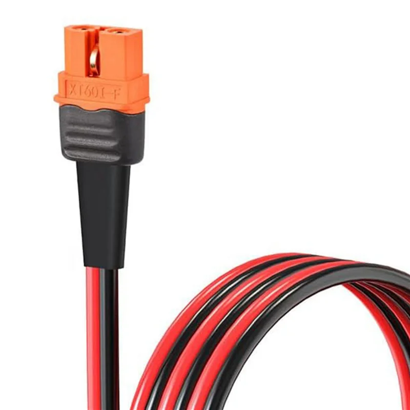 ABGI-2X 12AWG Xt60i หญิง O แหวนขั้วต่อลวดกระป๋อง, สําหรับ RC แบตเตอรี่ Solar Power Station & บานหน้าต่างพลังงานแสงอาทิตย์