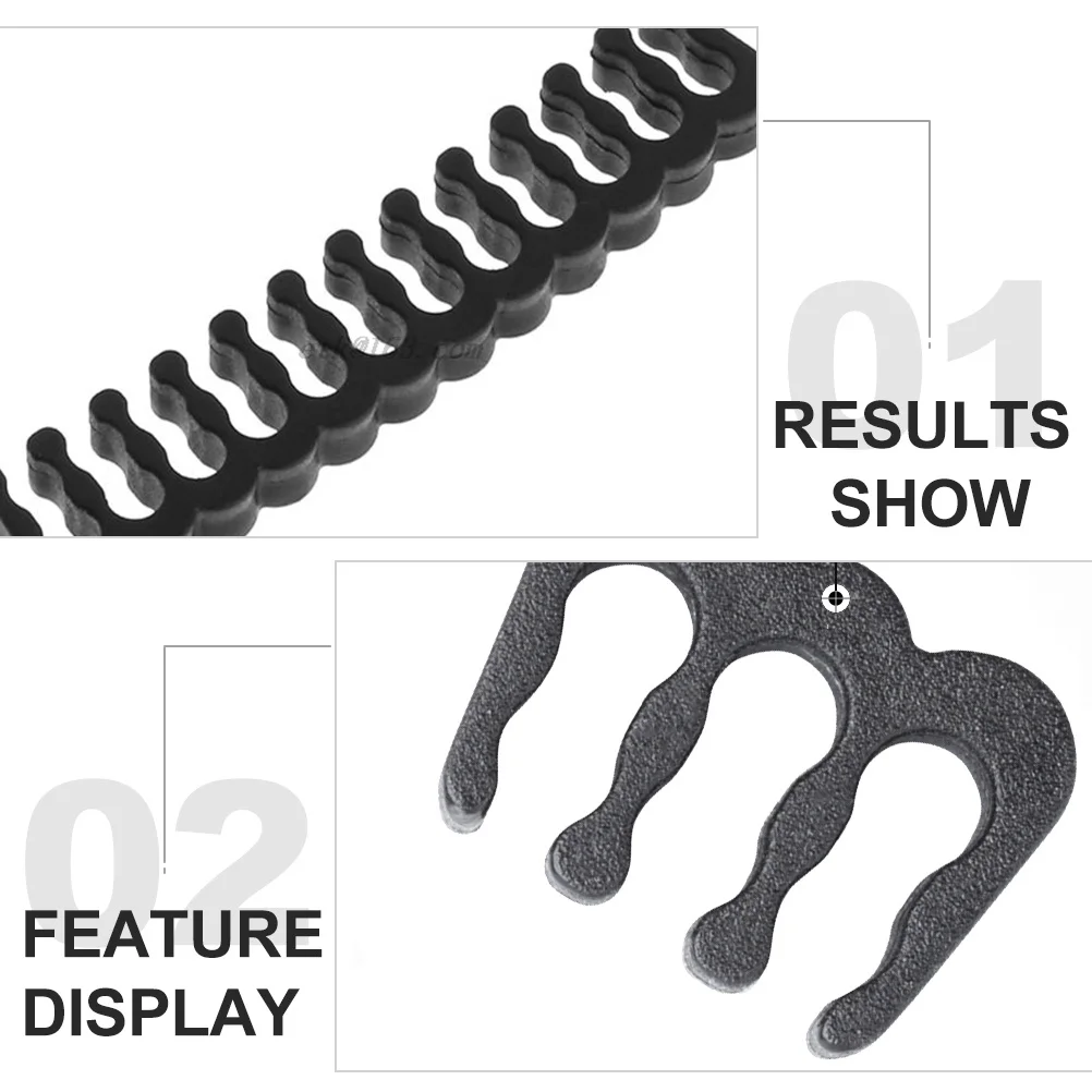 

1 Set 24Pin 8Pin 6Pin Extension Power Supply High-Quality Pp Sturdy Cable Organizer For 3.0-3.6Mm Wire Cable Clamp Clip Bridged