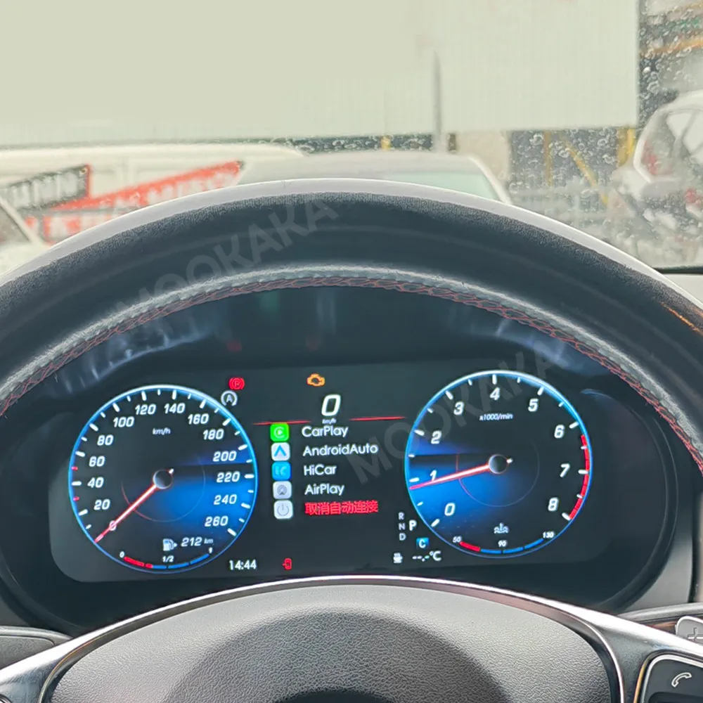 12.3 Inch Car dashboard Auto Gauge For Mercedes Benz GLA 2015-2019 LCD Instrument Digital Cluster Panel Linux system Speed Meter