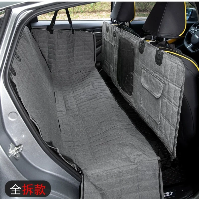 Waterproof Pet Car Seat for Dogs Bench Protector for Back Seat Anti Scratch Vehicle Mat Machine Washable Dog Blanket for Cars