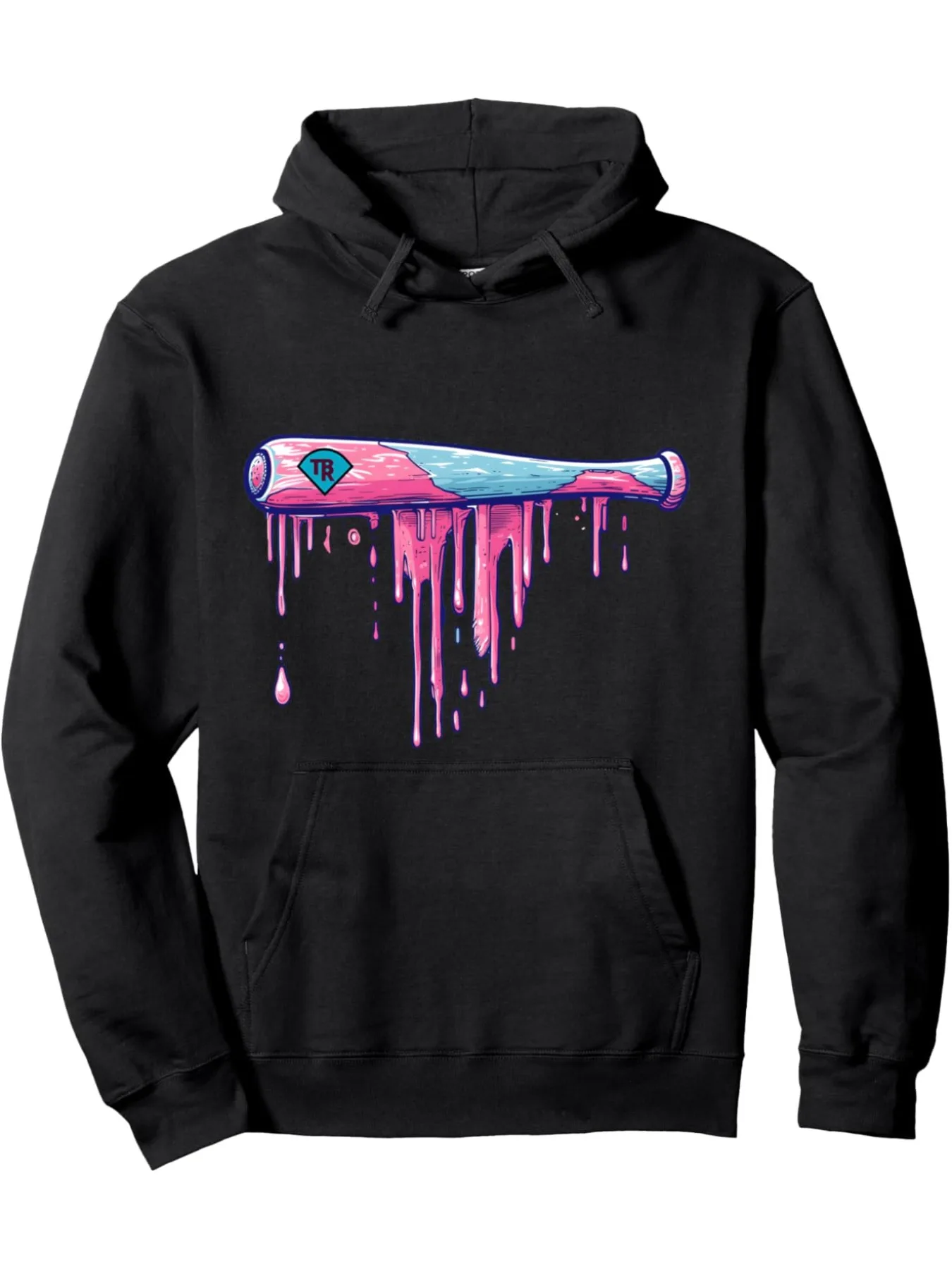 

Baseball Bat Graphic Printing Autumn and Winter Pure Cotton Men's and Women's Hoodies Casual Outdoor Street Sports Training