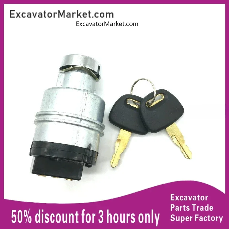 For HITACHI ZX ZAX240-3/250-3/330 Electricity injection Ignition Switch Start switch excavator accessories For excavator