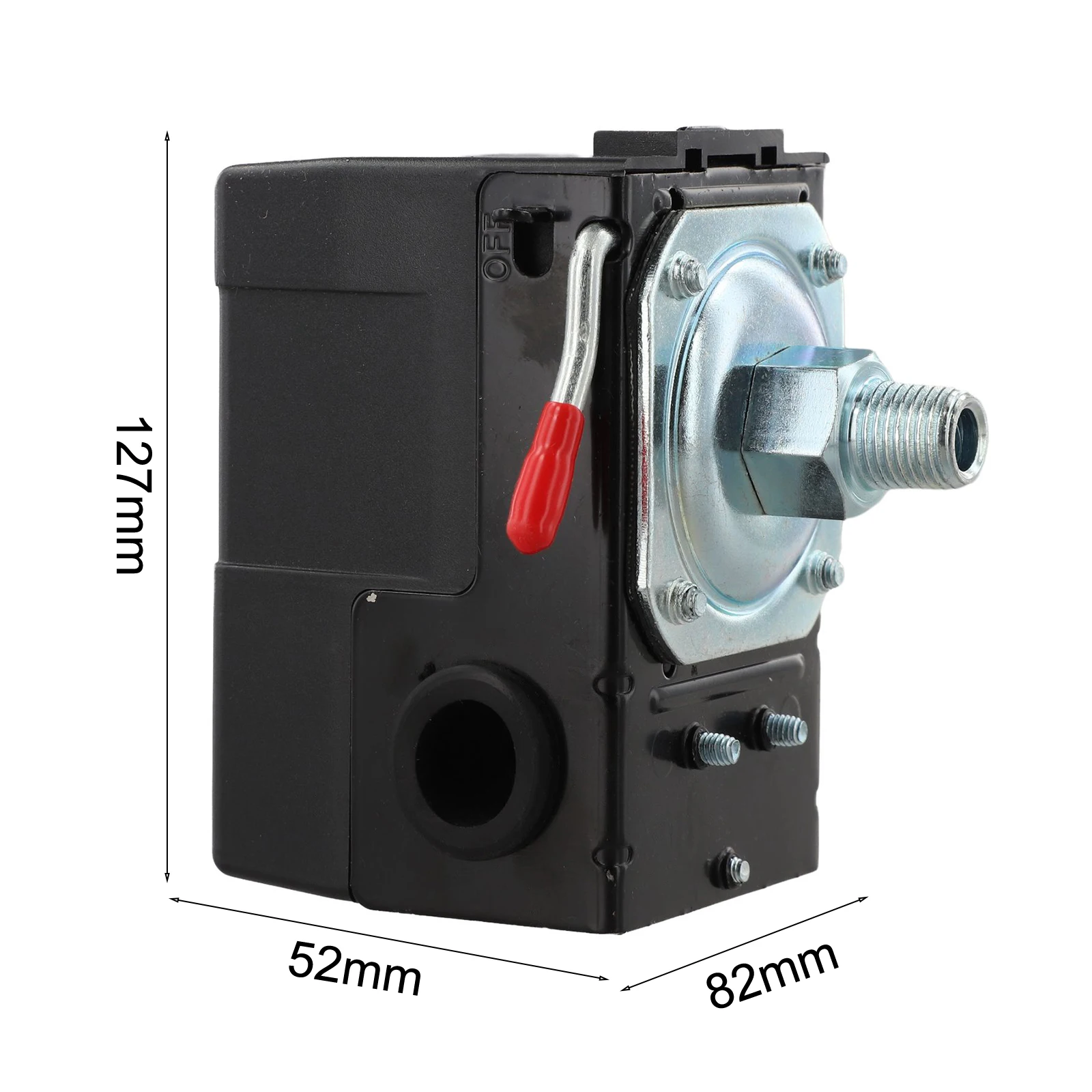 LF10-1H Air Pressure Control Switch with Normally Closed Configuration Designed for 240V 20A Compressor Systems
