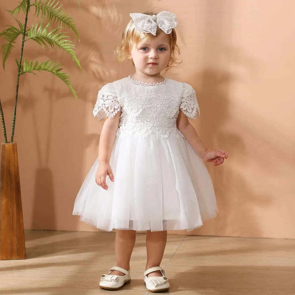 Baby Girl Infant Princess Dress Baby Girl Wedding Party Vestidos for 1 Years birthday baby girl dress  baby girl christmas dress