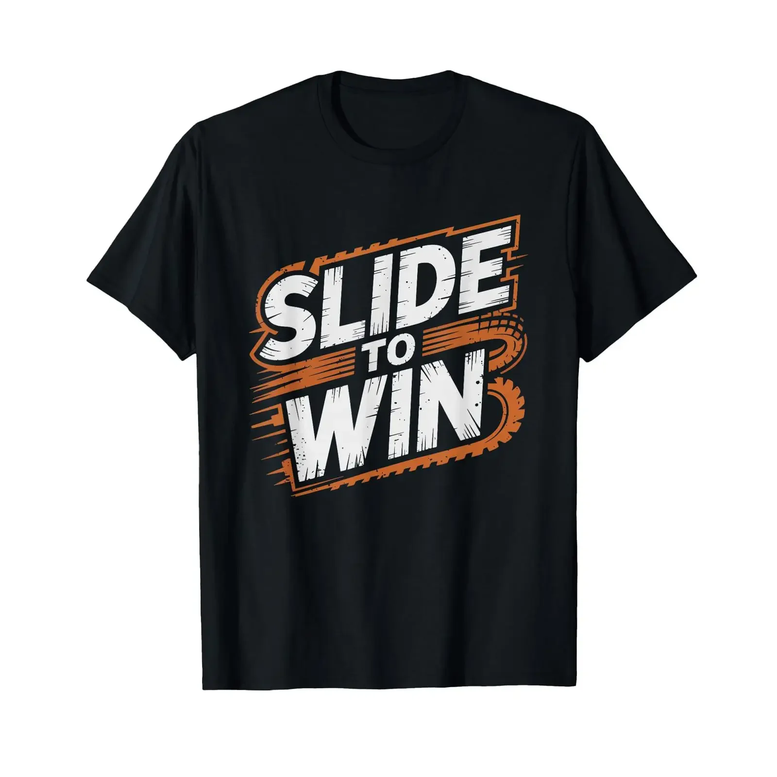 Slide Win Flat Track Motorcycle Racing Technique Identity T Shirt vintage Washed Casual Comfortable designer clothes