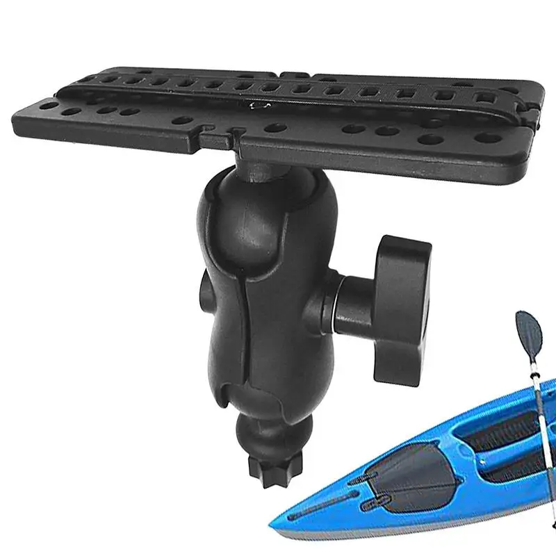 หมุน Fish Finder Mount ฐาน 360 องศาหมุน Fish Finder Mount ฐานนําทาง GPS Fish Finder สําหรับ Marine เรือ Kayak