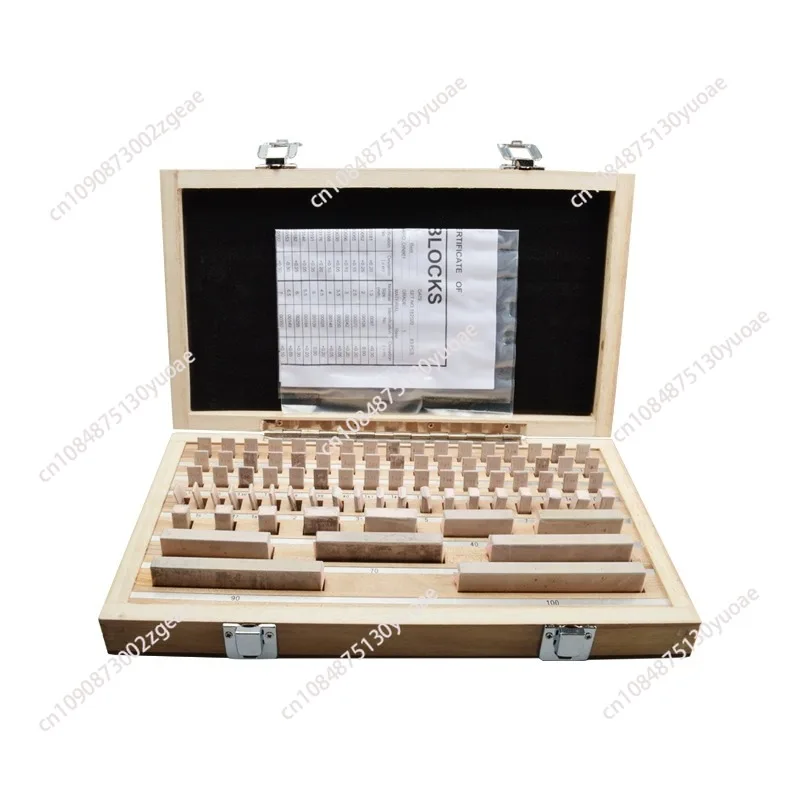 High Precision Set High-speed Steel Gauge Block 32 Pieces 1 White Steel Block Gauge Standard Metric Gauge Precision