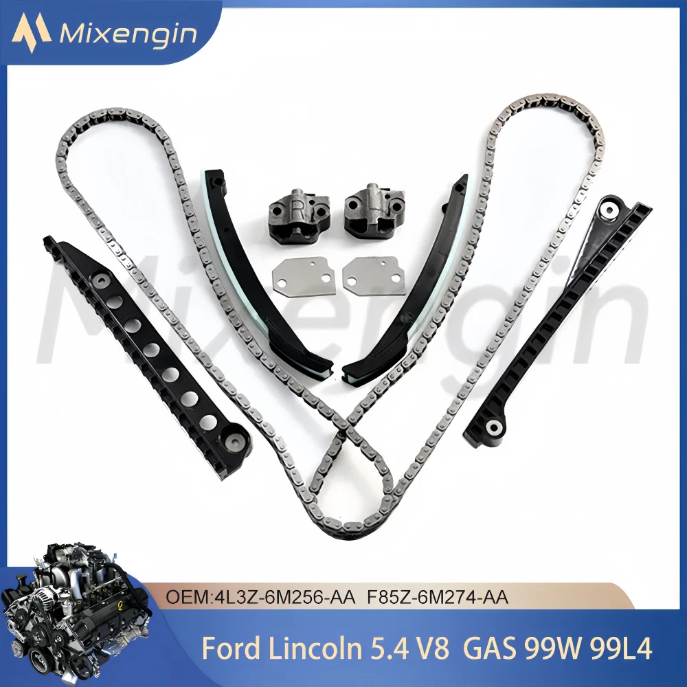 Auto Engine Parts Timing Chain Kit For 2003-2014 5.4L V8 99L4 Ford F-150 F-250 F-350 Lincoln Navigator MARK LT 4L3Z-6M256-AA