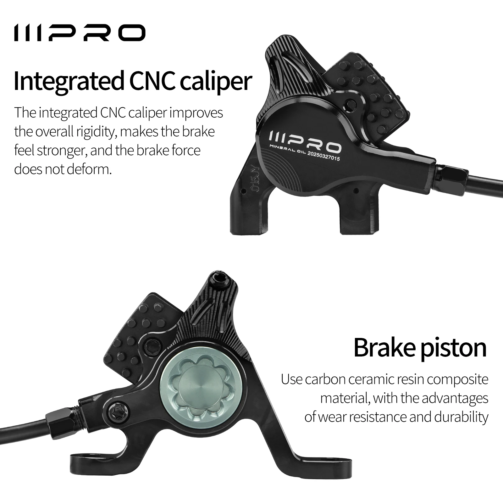 IIIPRO 6R Road Bicycle Hydraulic Disc Brake Cnc Integrated Caliper
