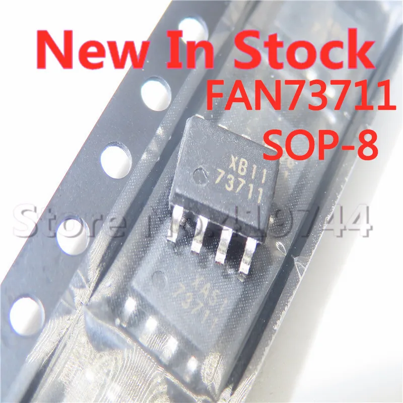 5 unidades/lote FAN73711MX FAN73711 73711 SOP-8 Chip IC de controlador de puente en Stock nuevo IC original