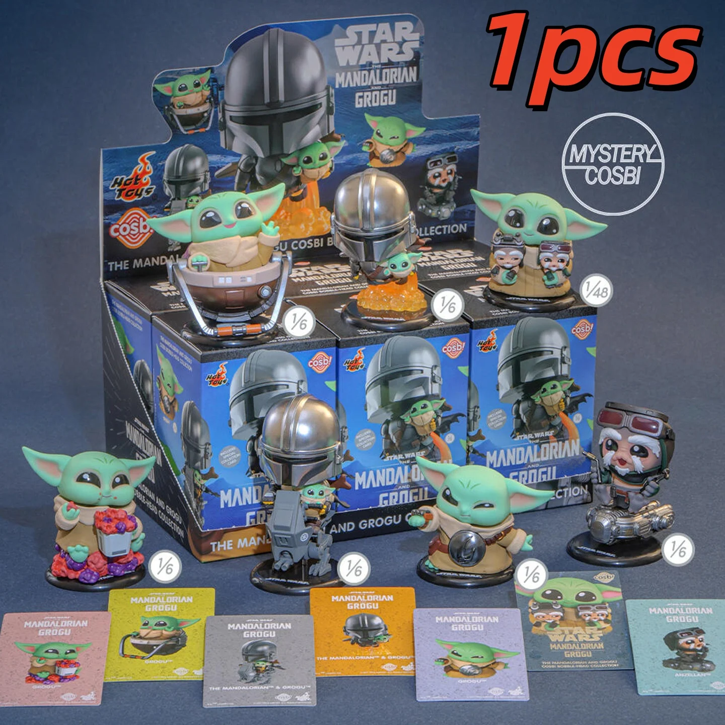 New Hot Toys Star Wars The Mandalorian & Grogu Series Blind Box