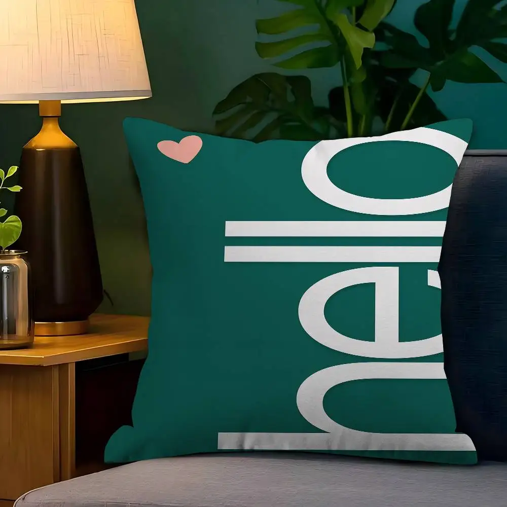 

Minimalist Love Personalized Picture Text Home Decorative Pillows Household Gifts 45x45cm