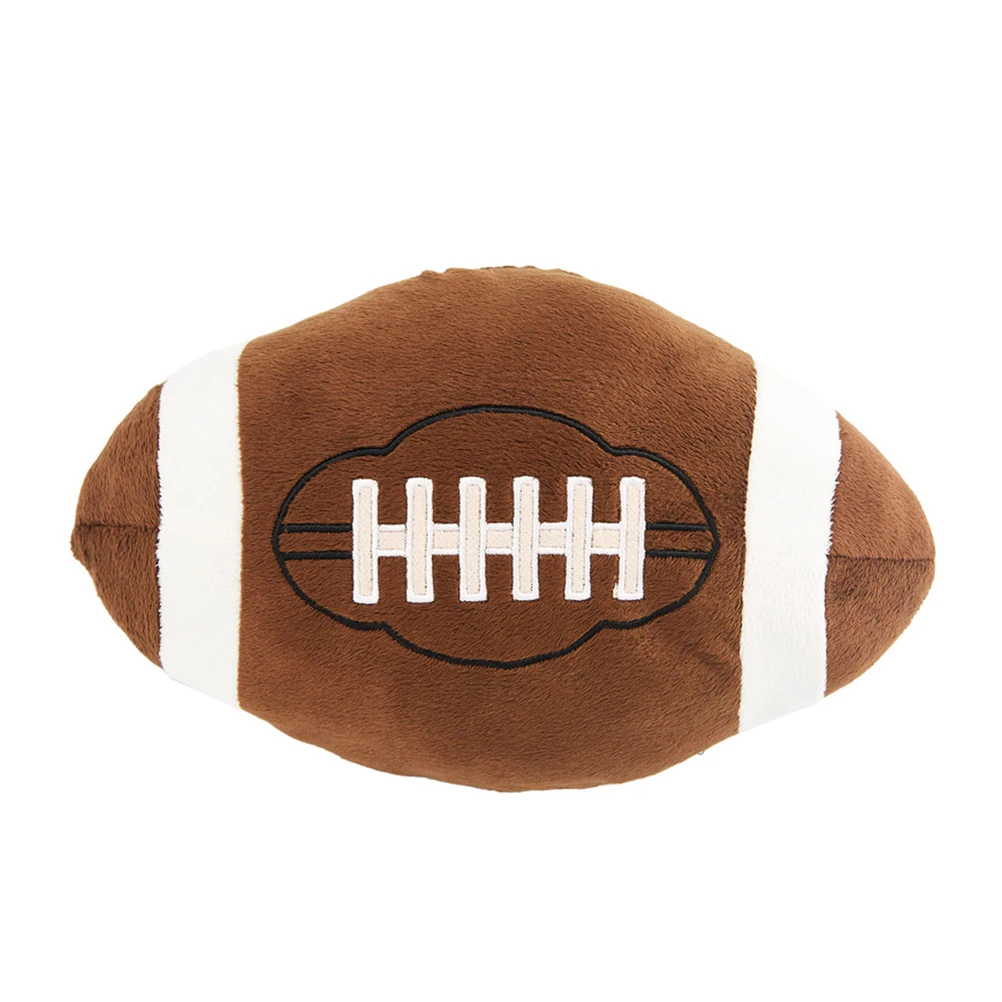 

Football Shaped Football Pillows For Couch Material Multifunctional Use Sports Room Decor Cushion Nap Toy Easy Clean