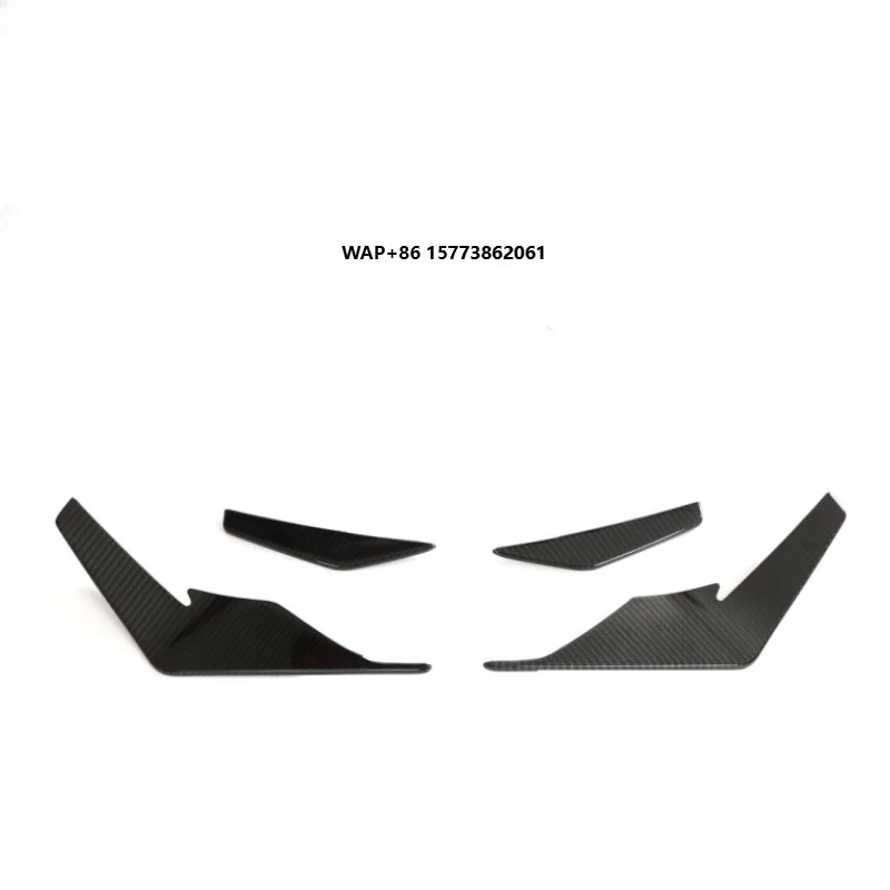 

2023 Year AD R8 Coupe PERFORMANCE Style Front Bumper Lip Cover Fit for R8 Dry Carbon Fiber Front Diffuser R8 Air Vent Cover