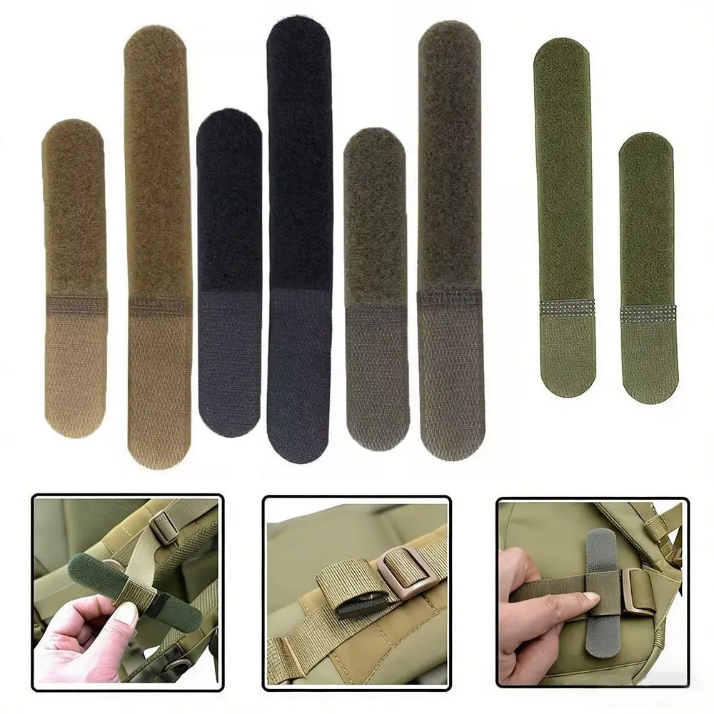 5PCS New 120/160mm Nylon Straps Buckle Webbing Hook Loop Fastener Cable Ties Fix Cord Zip Ties Webbing Tidy Organizer