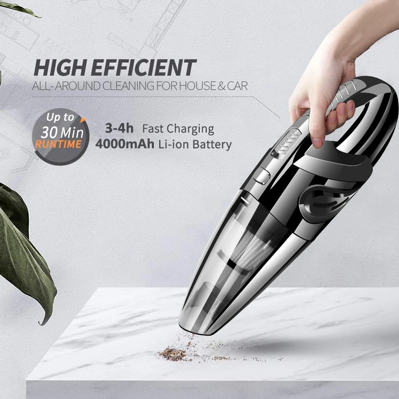 GRIKEY Wireless Vacuum Cleaner For Car Vacuum Cleaner Wireless Vacuum Cleaner Car Handheld Vaccum Cleaners Power Suction