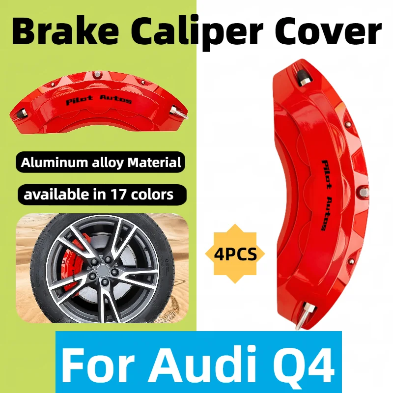 Cubiertas de Caliper de Freno Delanteras y Traseras para Audi Q4, para Audi Q4 40/45/55 e-tron Quattro SUV Sportback 204/286/340 hp