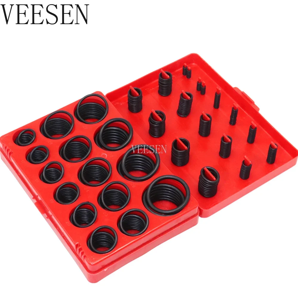 347pcs 30 Sizes NBR O Ring Seal Assortment Set Metric Universal Rubber O-s for Automotive Truck Plumbing Sealing  Kit