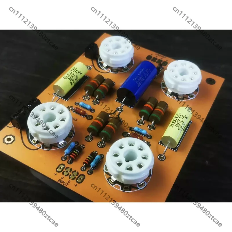 Hifi Stereo Tube Preamplifier Bare PCB Assembly Kit Support Multiple Vacuum Tube Models Upgrade Spare Parts