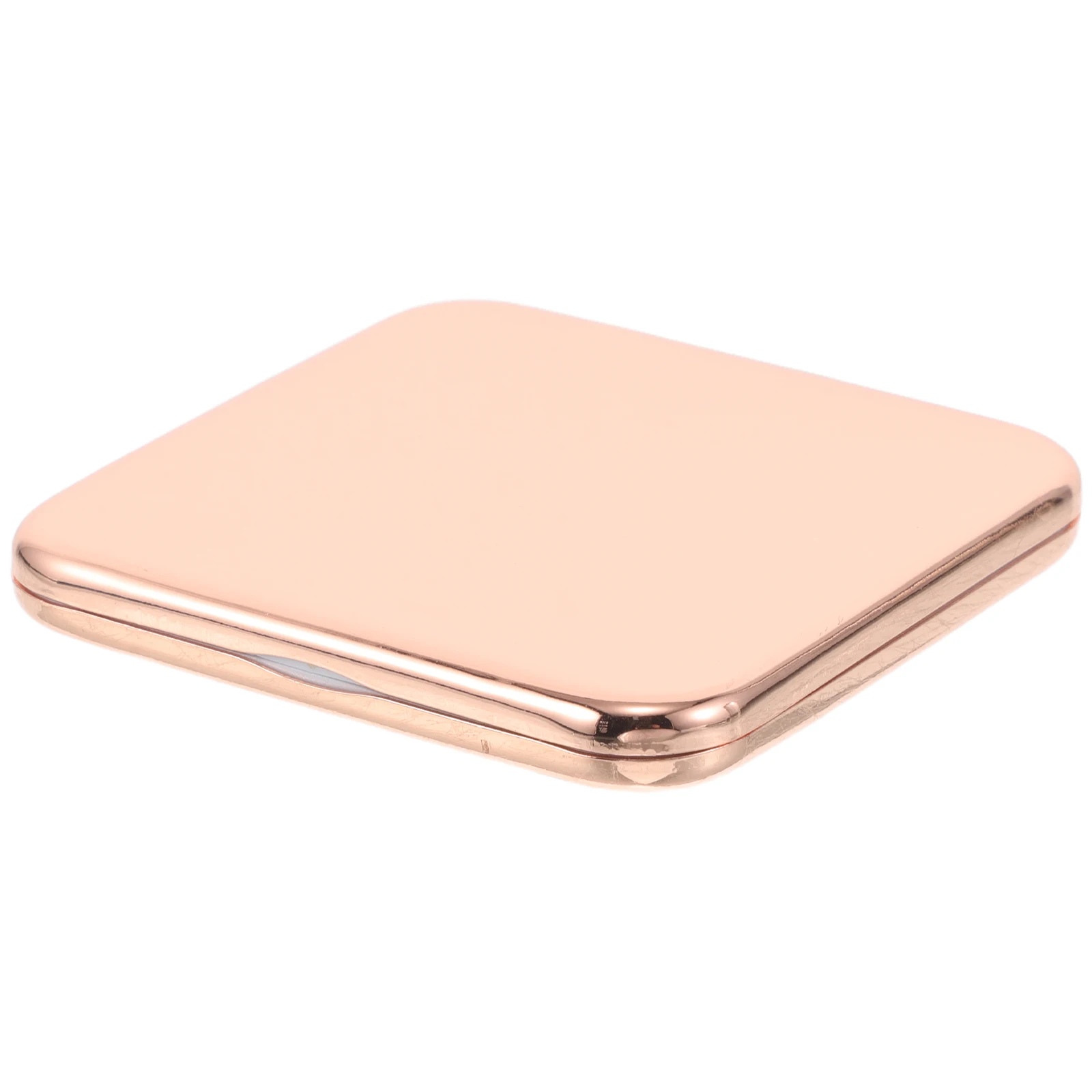 

Portable Makeup Mirror Travel with Magnification Pocket Size Folding Handheld Vanity Metal