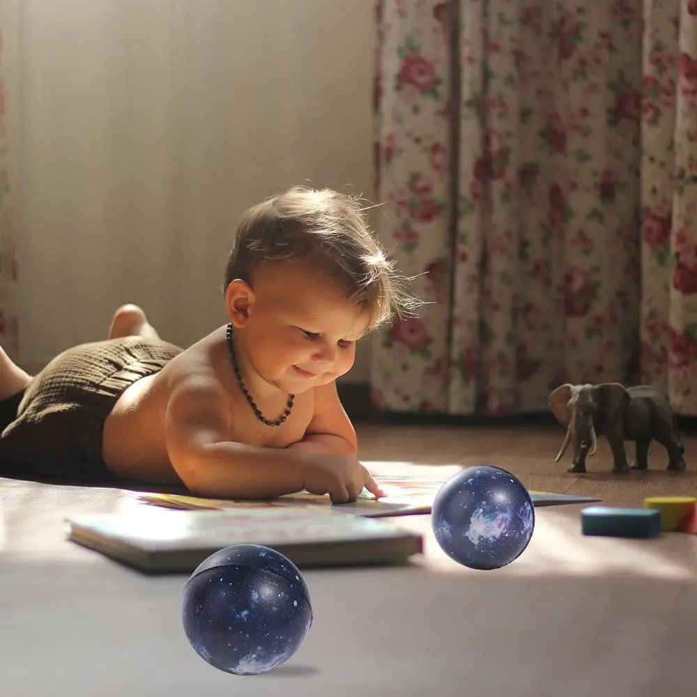Ruimte Knijpbal Galaxy Zonnestelsel Planeet Ballen Trage Rebound Schuim Ruimte Planeten Bal 6.3 Cm Zachte Galaxy Schuim Bal speelgoed