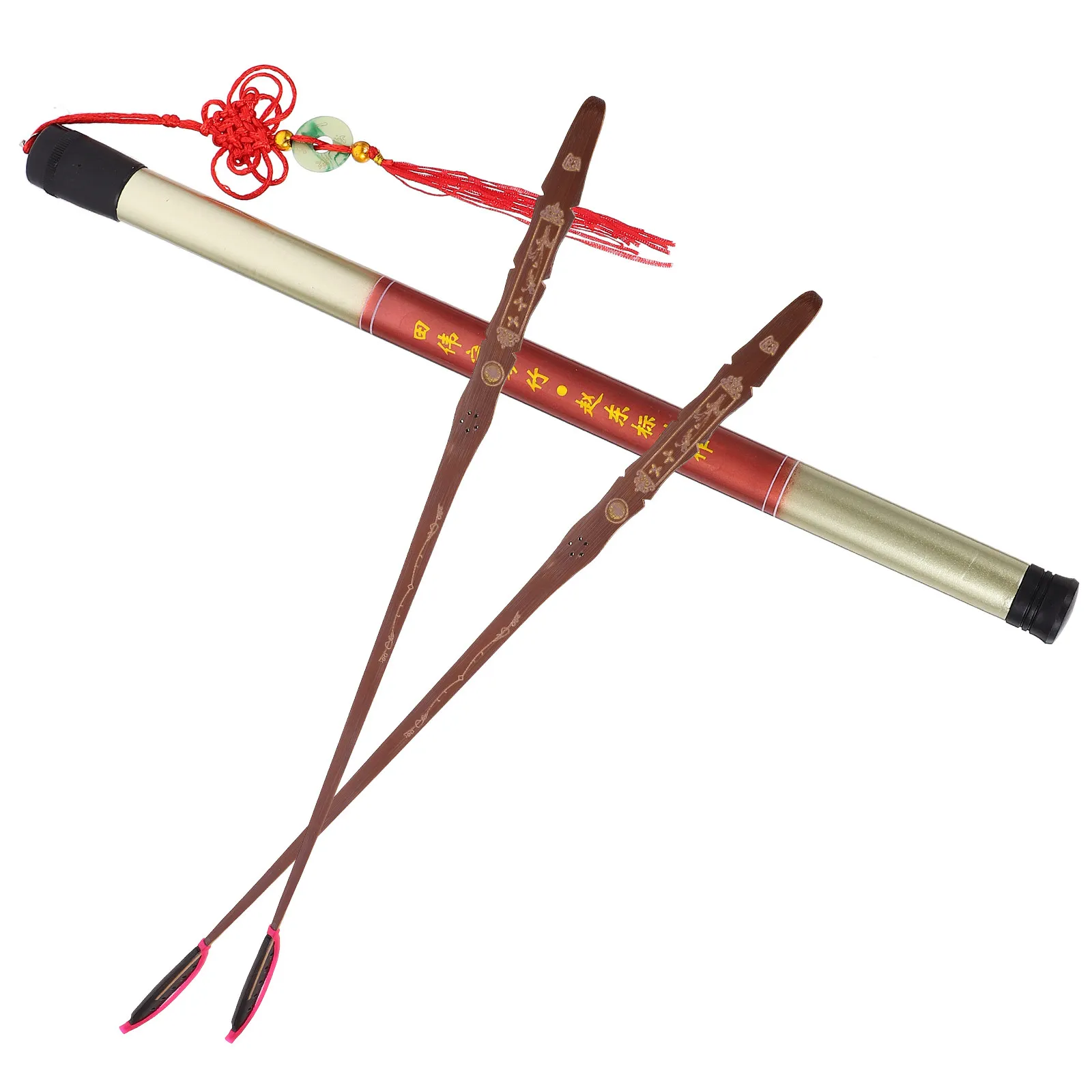 

2 шт. Элегантные бамбуковые дульцимеры (Янцин) из эбенового дерева для улучшения звучания и проекции звука