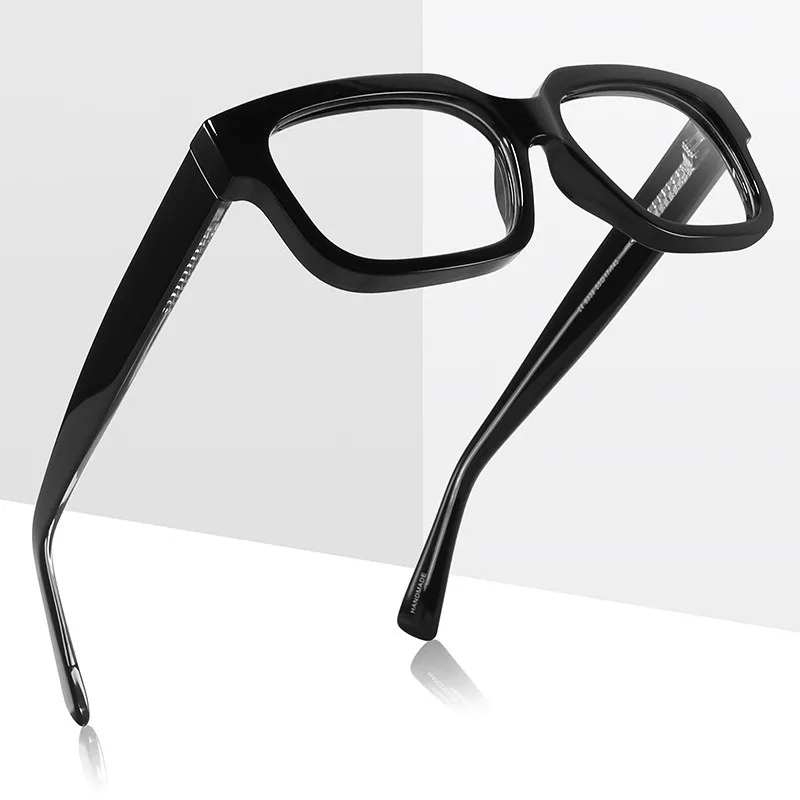 Classic Retro Men's Optical Glasses Frame Women's Vintage High Quality Acetate+TR90 Frame Clear Lens Glasses Frames