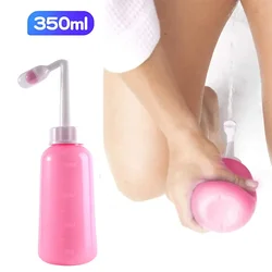 350ml Portable Bidet Spray Handheld Travel Bidet for Pregnant Women Baby Cleansing Water Washer Bottle Baby Showers Mom Bottle