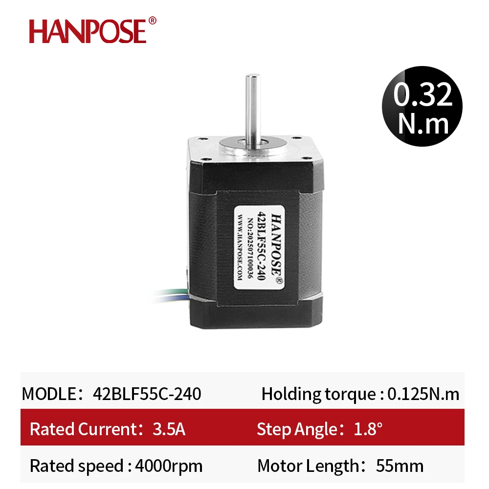 42BLF55C-240+BMD-02 DC Brushless Motor Driver Board 200W High-Power Speed Controller