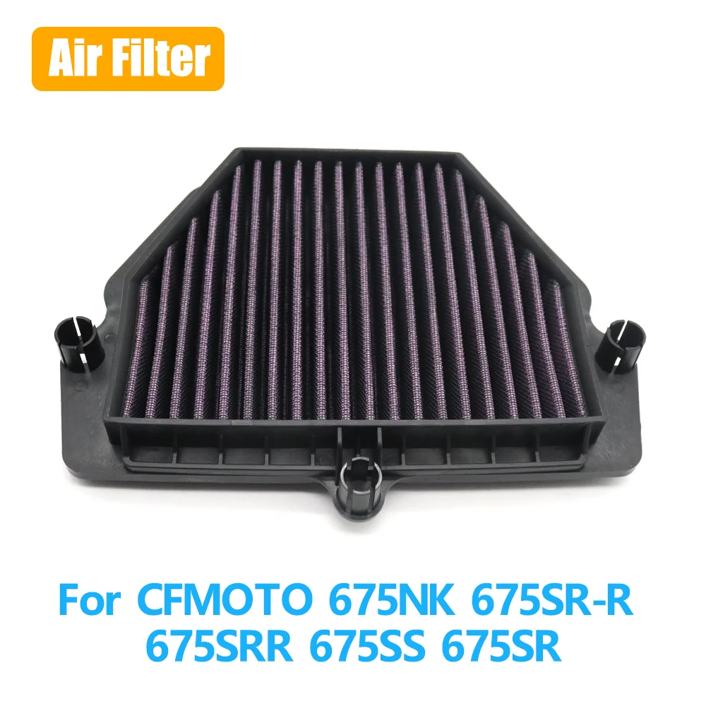 For CFMOTO 675NK 675SR-R 675SRR 675SS 675SR 650 NK SRR SR Motorcycle Engine Air Filter Cleaner 675NK Accessories