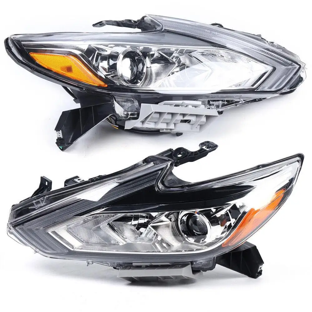 

Pair Halogen Headlight Assy Left & Right For Nissan Altima 2016-2018 Headlamp