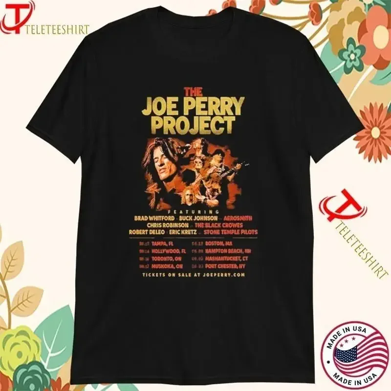 The Joe Perry Project Tour Dates 2025 Fan Gifts Concert T-Shirt