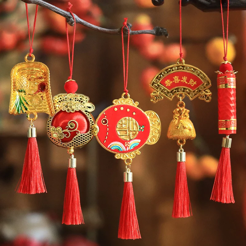 

2025 Snake Year Home Decoration Pendant New Year Spring Festival Chinese Knot Multi functional Pendant