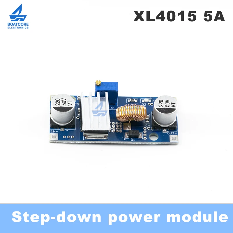 1PCS XL4015 5A DC-DC Step-down Adjustable Power Supply Module 4V-38V 96% DC Step Down Module Lithium Charger