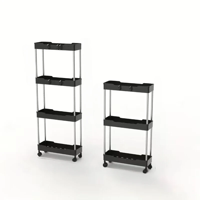 Rolling Storage Rack Kitchen Gap  Organizer with Wheels Multi-purpose Utility Cart Slim Gap Storage Cart Storage Shelf