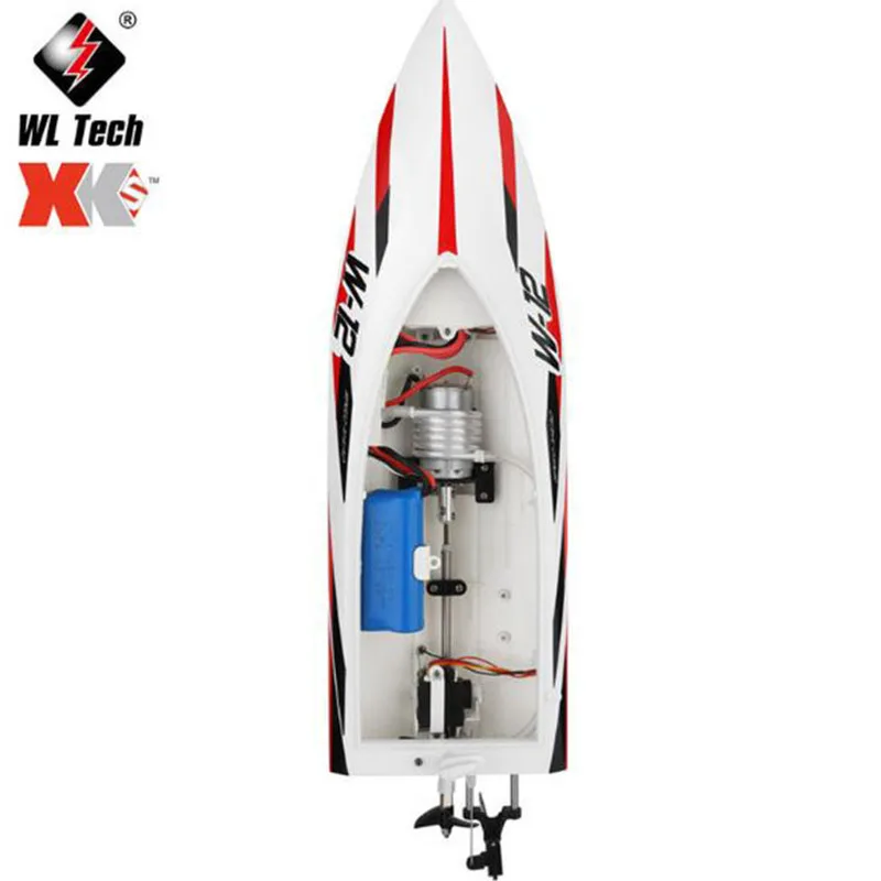 Wltoys Wl912-A Hoge snelheid Rc-boot 2,4 g Afstandsbediening Speelgoed Anti-Tip Simulatie Hobbymodel voor plezier en entertainment met water
