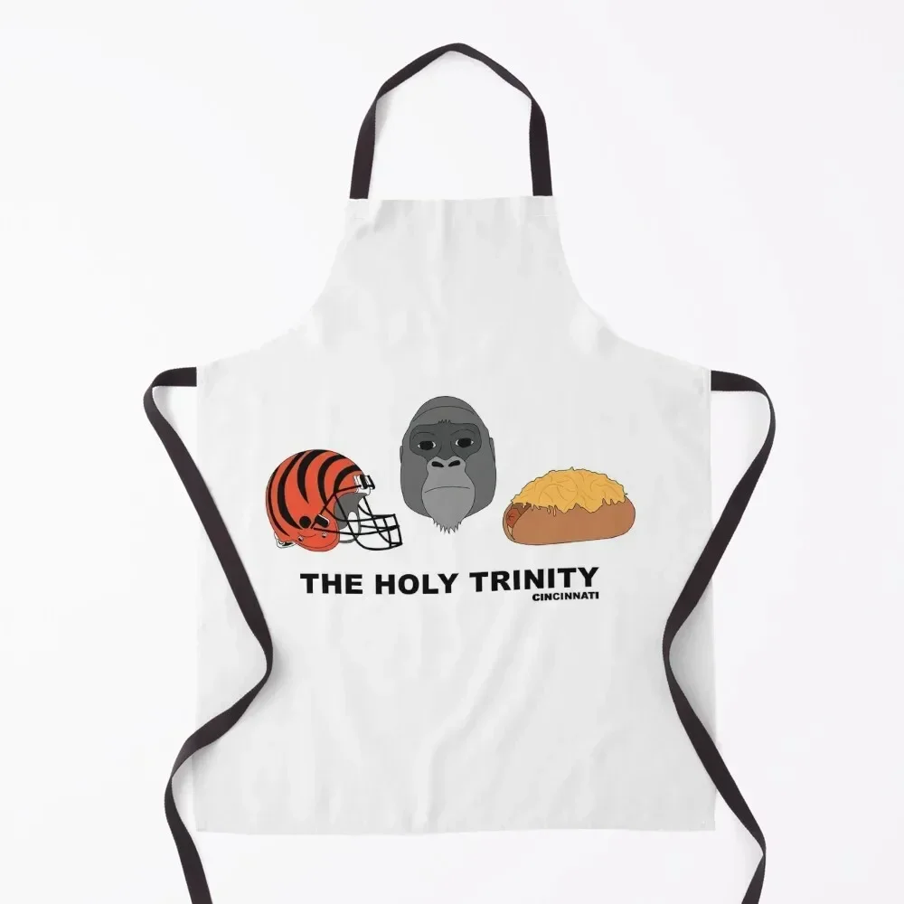 

Cincinnati Holy Trinity Apron manicurist kitchen girl professional kitchen with personal logo Apron