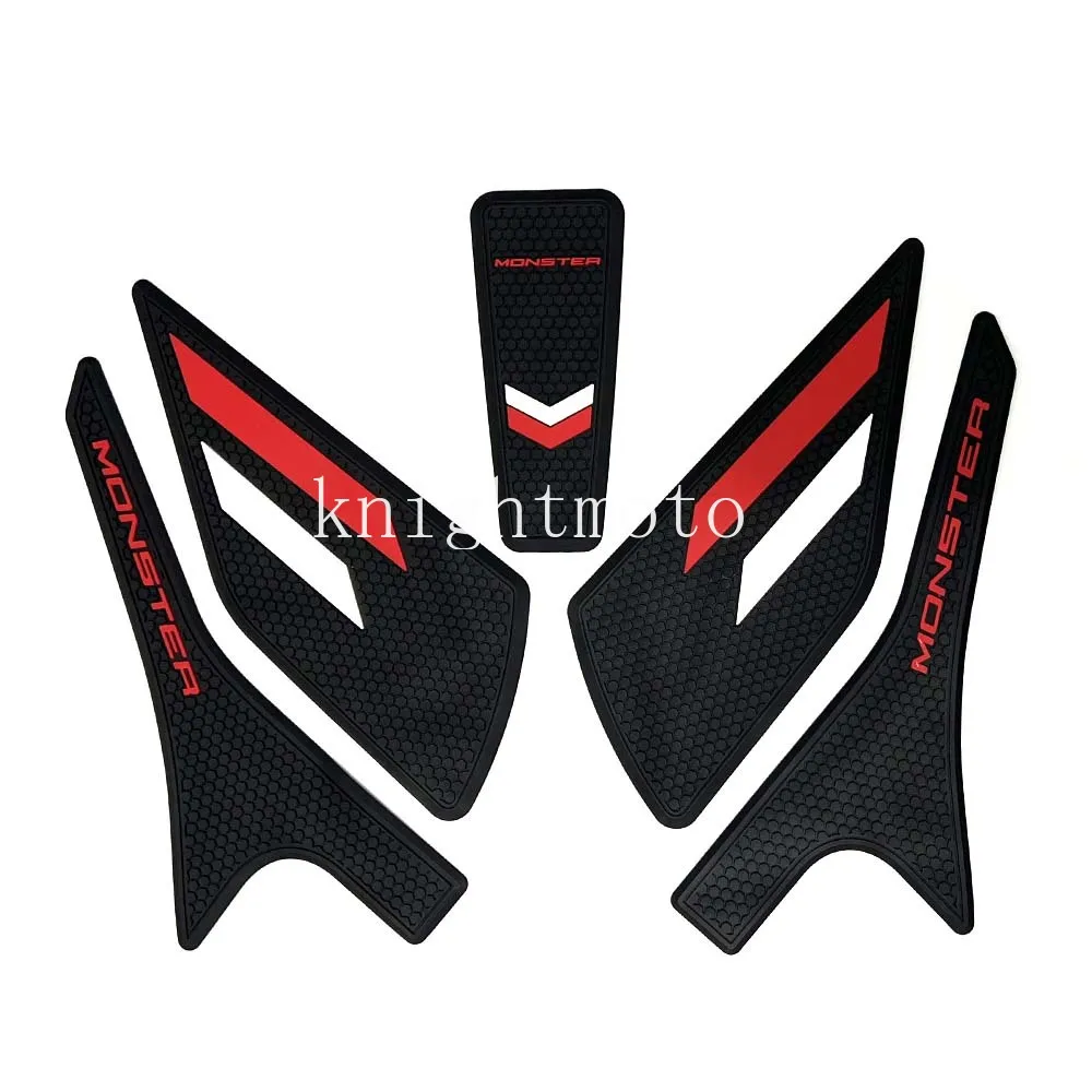 

MONSTER937 MONSTER950 PVC Sticker Knee Grip Fuel Tank Traction Pads Protector Cover For DUCATI MONSTER 937 950 SP 2021 - 2023