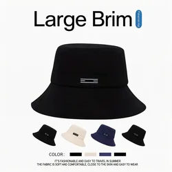 UPF50+ Unisex Oversized Fisherman Bucket Hat – Windproof, Adjustable Drawstring, Premium Sun Protection for Men & Women