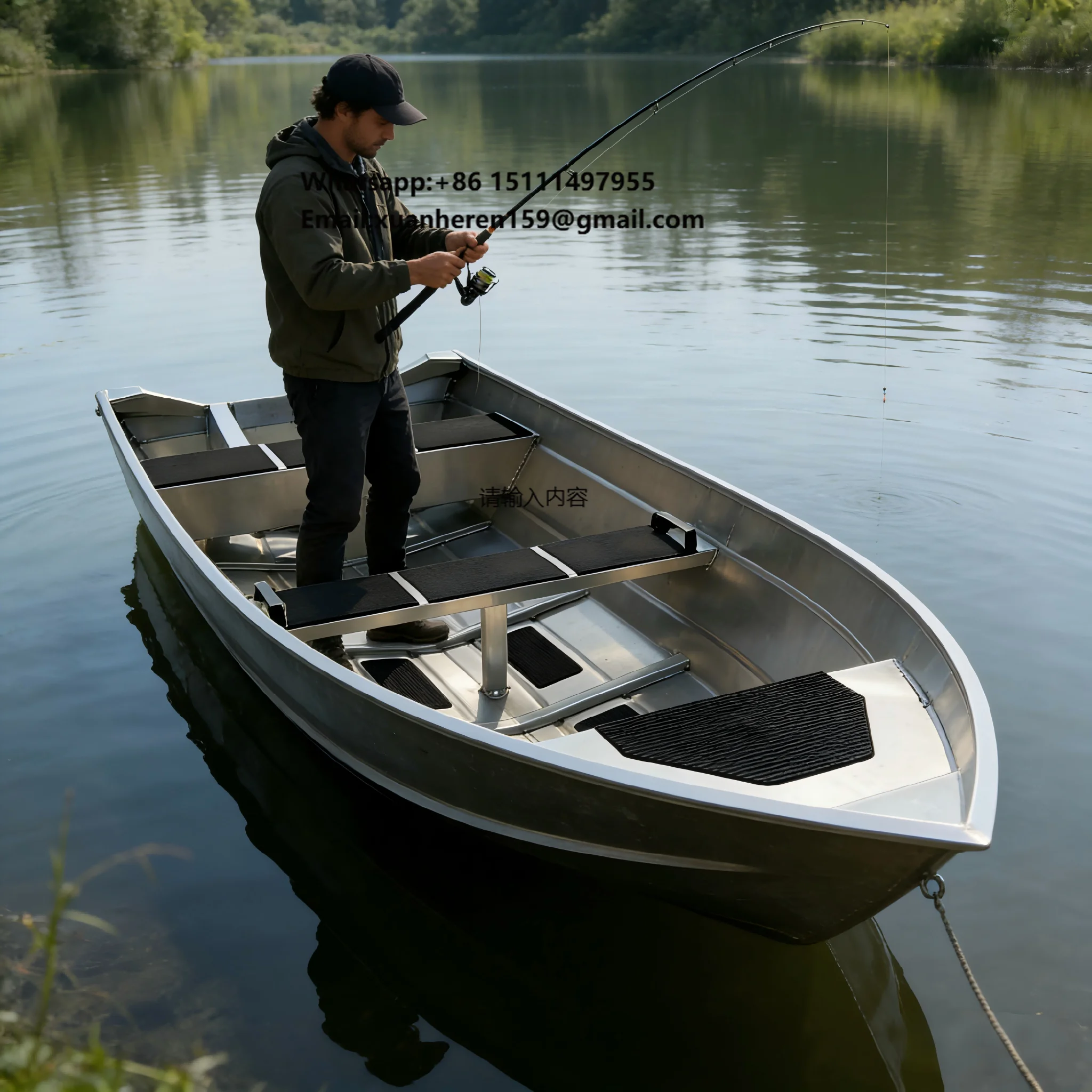 10ft Aluminum Fishing Boat for Water Sports and Fishing Adventure Lightweight Jon Boat Pilot and Utility Boat Factory OEM ODM