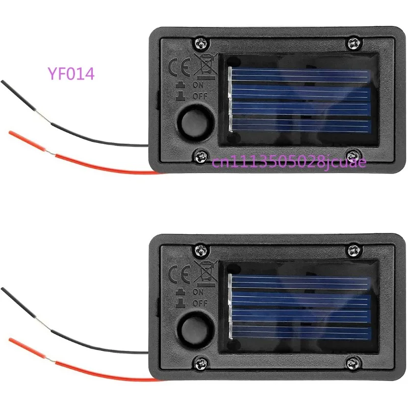 4Pcs Solar Lantern Battery Box Replacement Top, Outdoor Hanging Solar Light Parts Container view 3