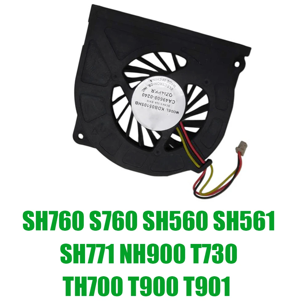 

Replacement Fan For Fujitsu For LifeBook SH760 S760 SH560 SH561 SH771 NH900 T730 TH700 T900 T901 CA49600-0241 KDB05105HB-H902 5V