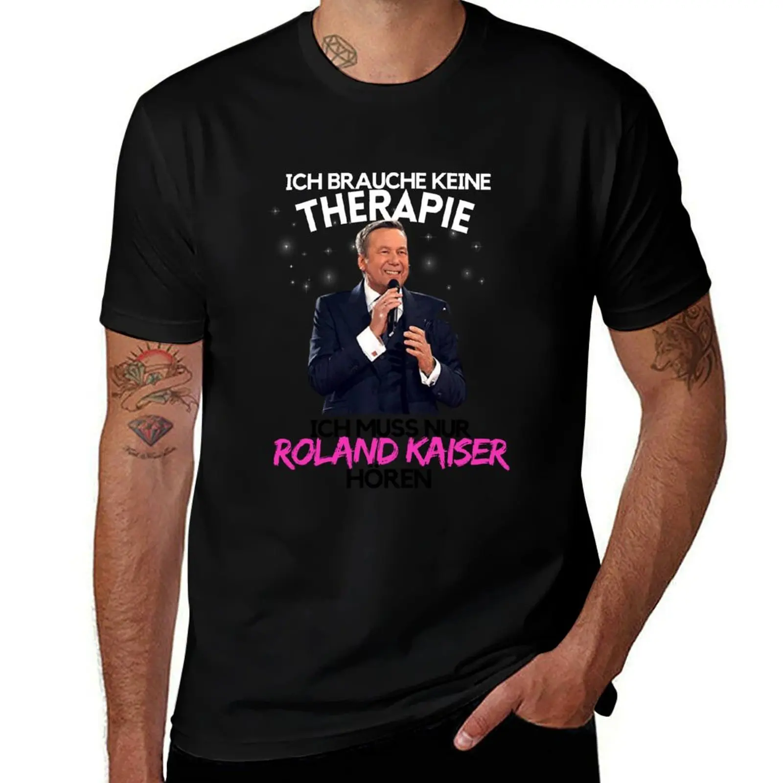 

Roland Kaiser-roland kaiser festival- roland kaiser merch T-Shirt cotton t shirts man 100% t shirts for man cotton funny T-Shirt
