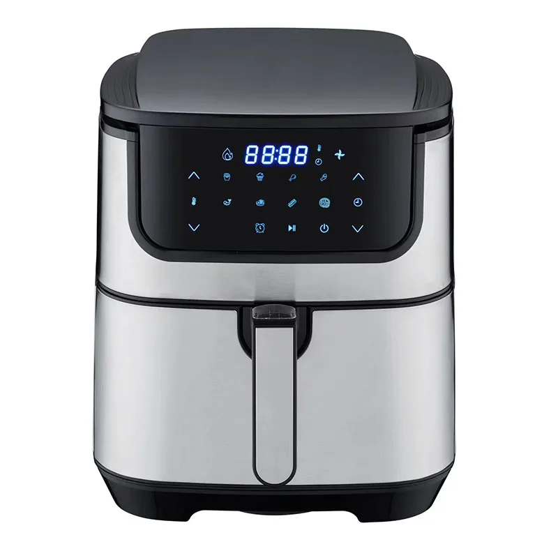 

2026 New Model Multi-functionalEytronic Oil Free Healthy Cooking air Fryer with 8L Big Capacity Digital Smart Touch Screen Fryer